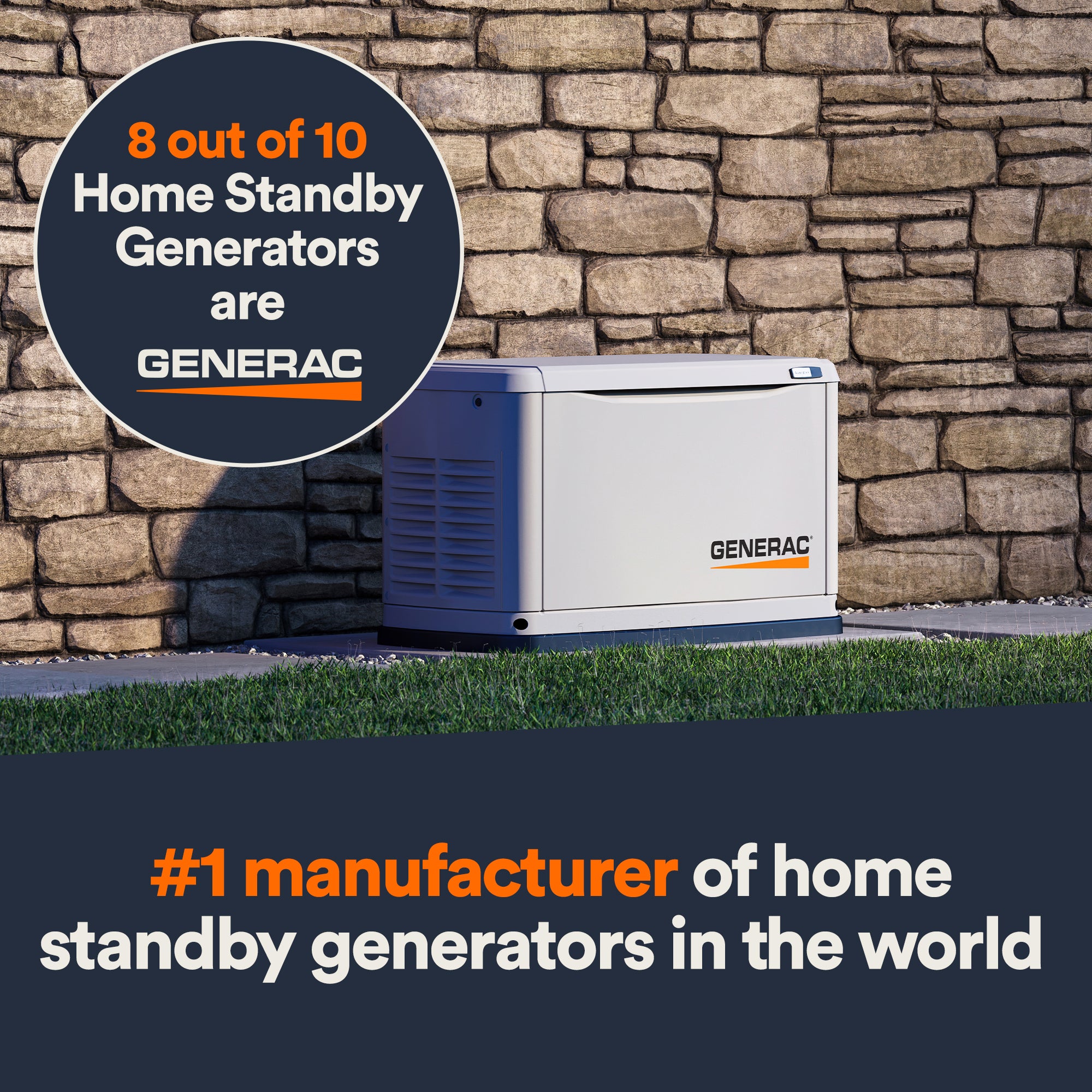 Generac 7291 - 26/22.5kW Guardian Air-Cooled Generator with 200A SE ATS