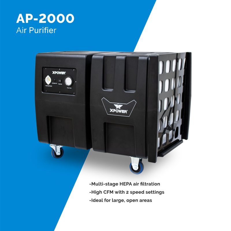 XPOWER Everest Programmable Sanitizing System Ultimate Air Quality Solution supplementary technical documentation with detailed specifications for professional emergency preparedness applications