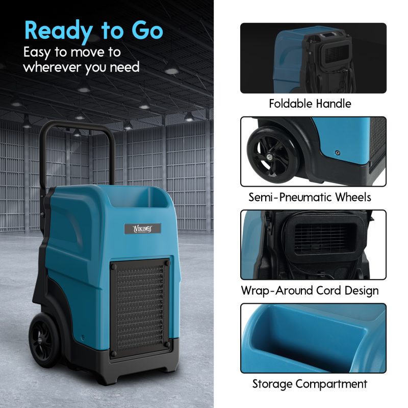 VIKING CD90L Commercial LGR Dehumidifier Ultimate Water Damage Solution supplementary technical documentation with detailed specifications for superior water treatment systems