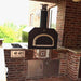 CBO 750 Hybrid Countertop Pizza Oven Dual Fuel Liquid Propane and Wood for Ultimate Outdoor Cooking alternative perspective showing versatile applications for authentic artisan outdoor cooking