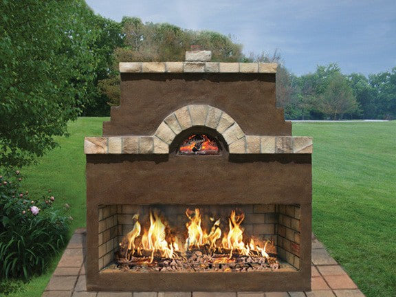 Get the Best of Both Worlds with Caminetto Medeo™ Fireplace-Oven Combo Kit