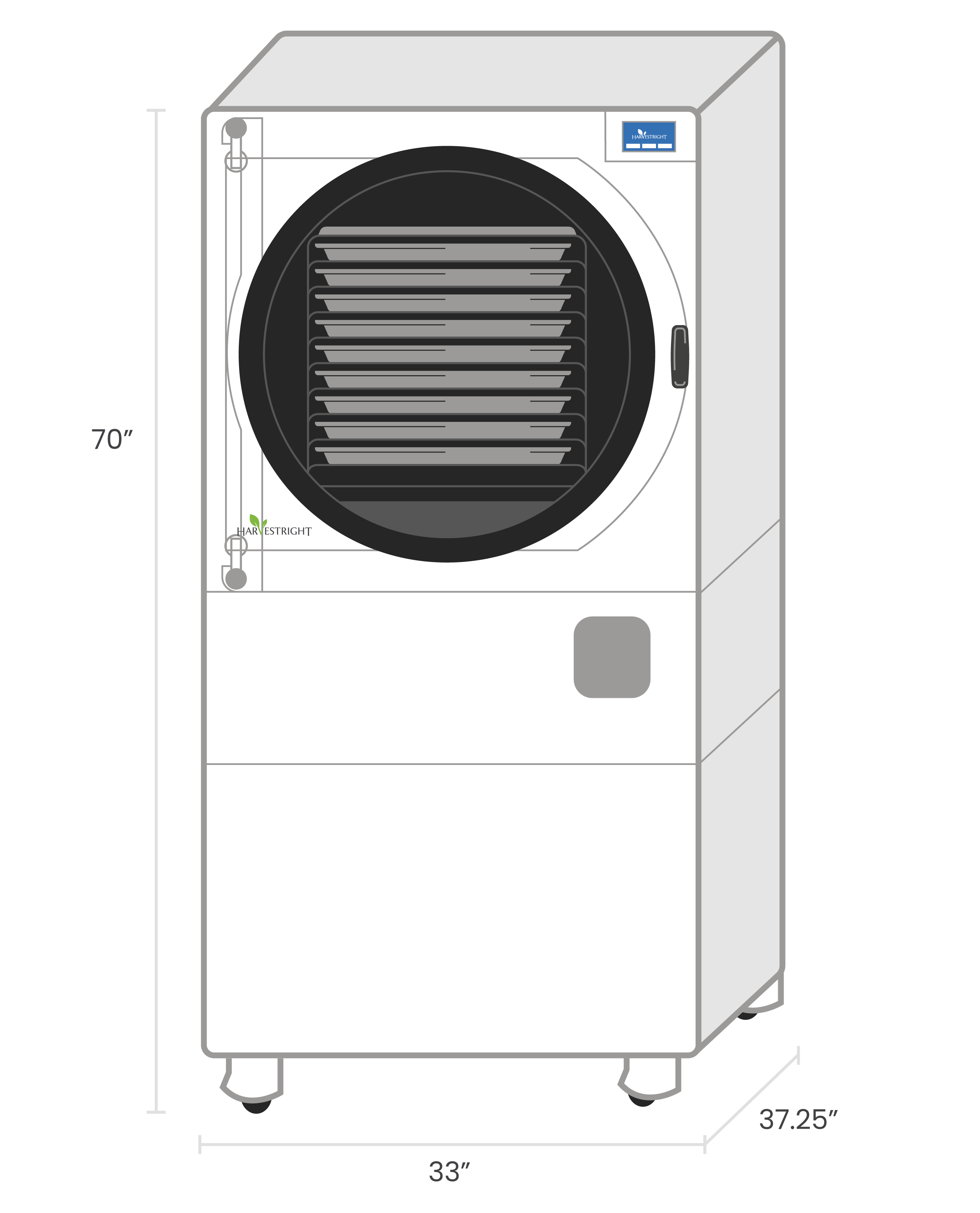 HRC100 Pro Commercial Freeze Dryer - Ultimate Food Preservation for Commercial Preppers