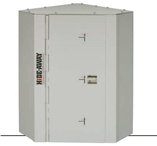 Hide-Away® Storm Shelter Stationary Corner Unit - Your Safe Corner