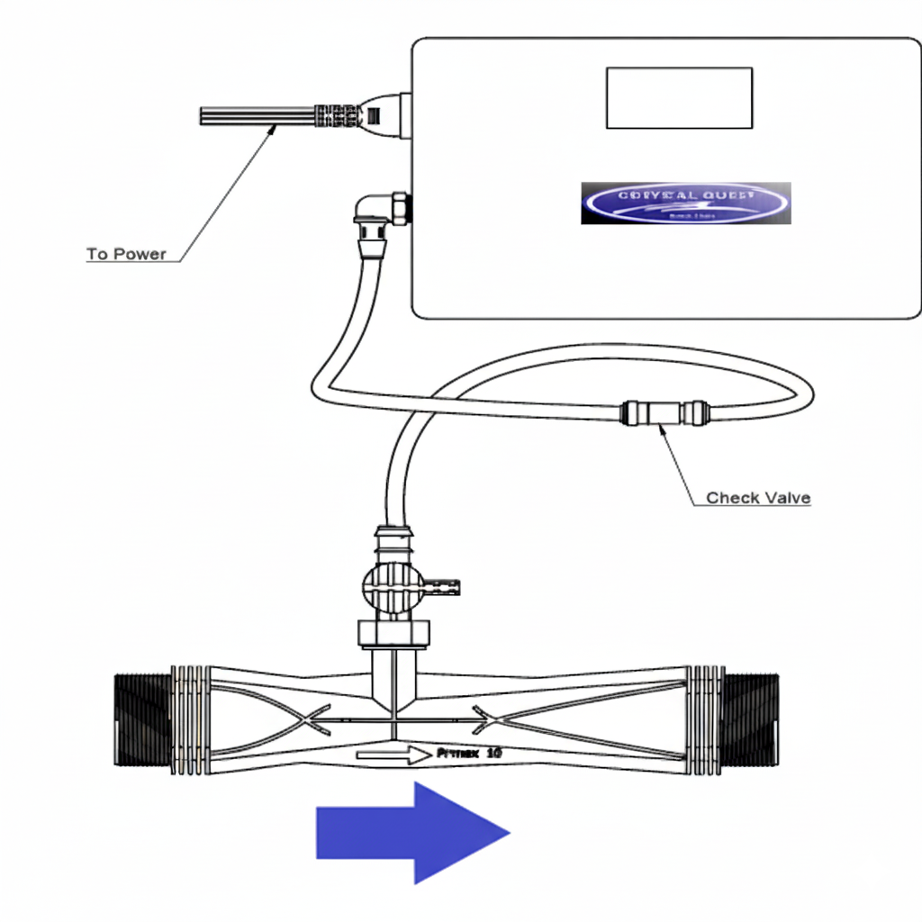 Crystal Quest OxiOrg Water Oxidation Ozone System - Whole Home Protection