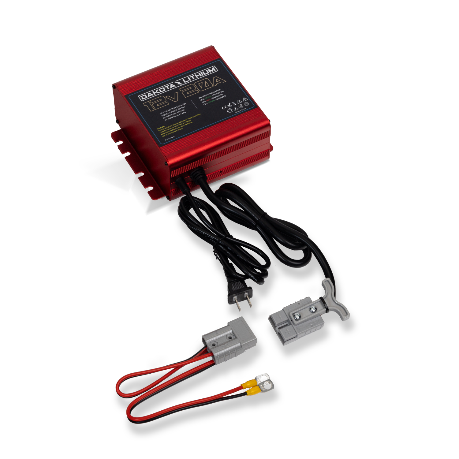 Dakota Lithium Ultra Fast 12V 20A Waterproof Lithium LiFePO4 Charger