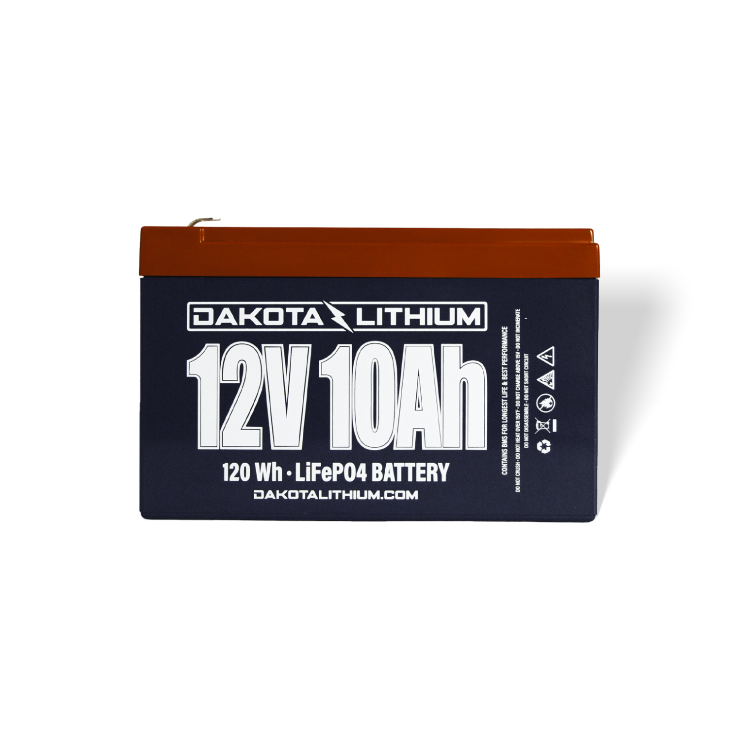 Dakota Lithium 12V 10Ah Deep Cycle LiFePO4 Battery - Lightweight Power for Preppers