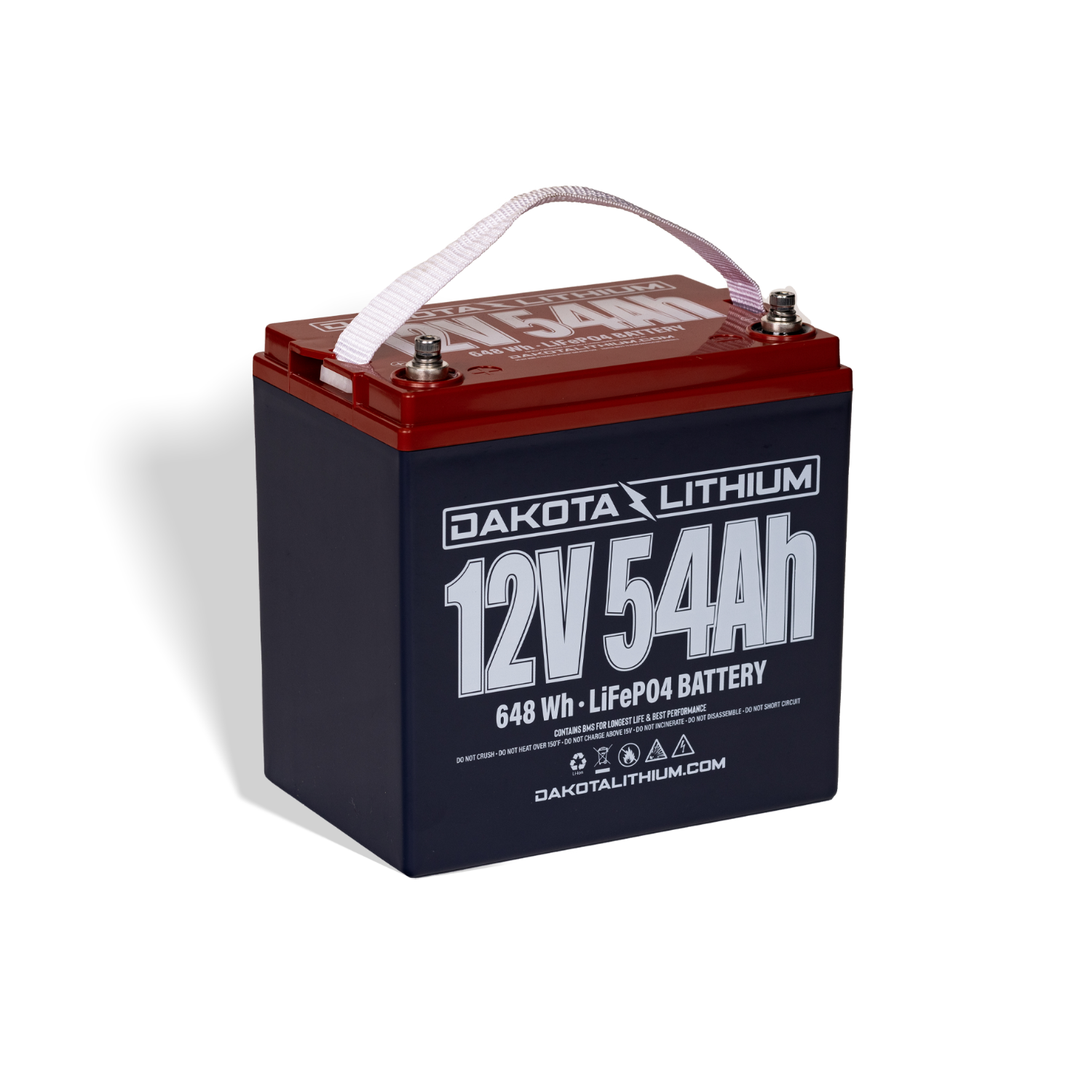 Dakota Lithium 12V 54Ah Deep Cycle LiFePO4 Battery - Power for Preppers
