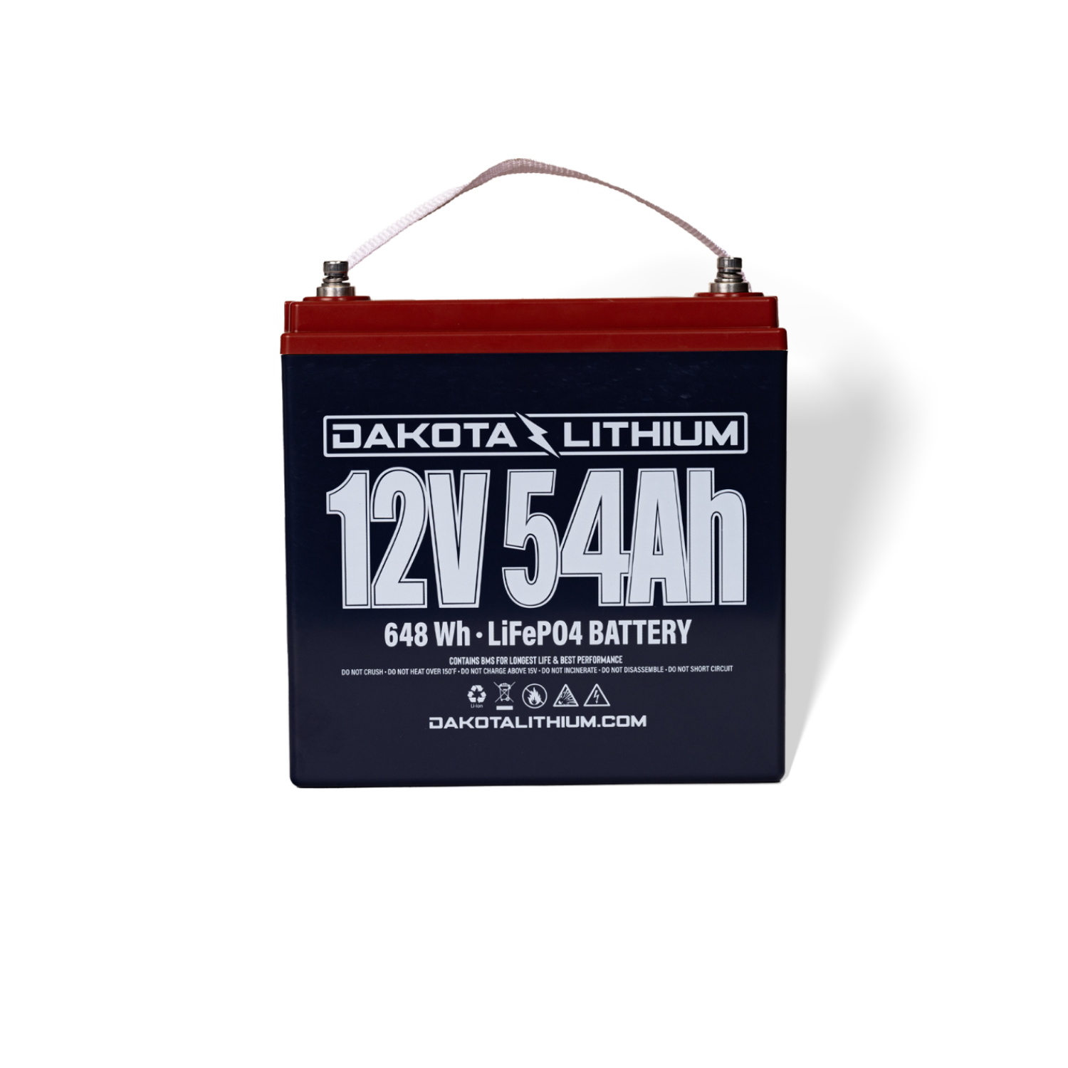 Dakota Lithium 12V 54Ah Deep Cycle LiFePO4 Battery - Power for Preppers