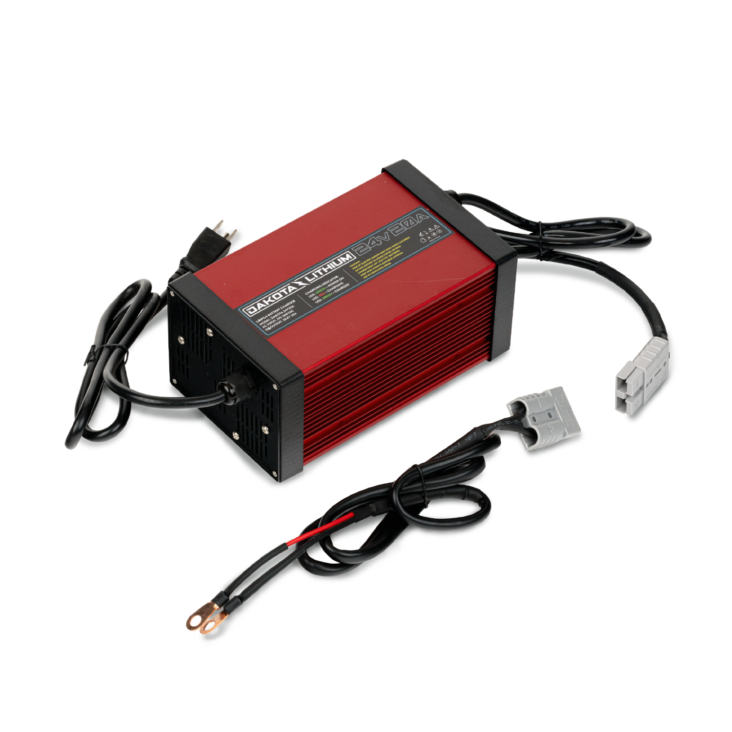 Dakota Lithium Ultra Fast 24V 20A LiFePO4 Battery Charger - Charge Fast, Play Hard