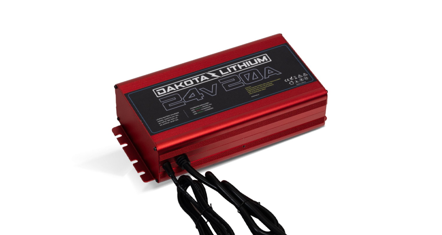 Dakota Lithium Ultra Fast 24V 20A Waterproof Charger - Power Up Your Survival Gear