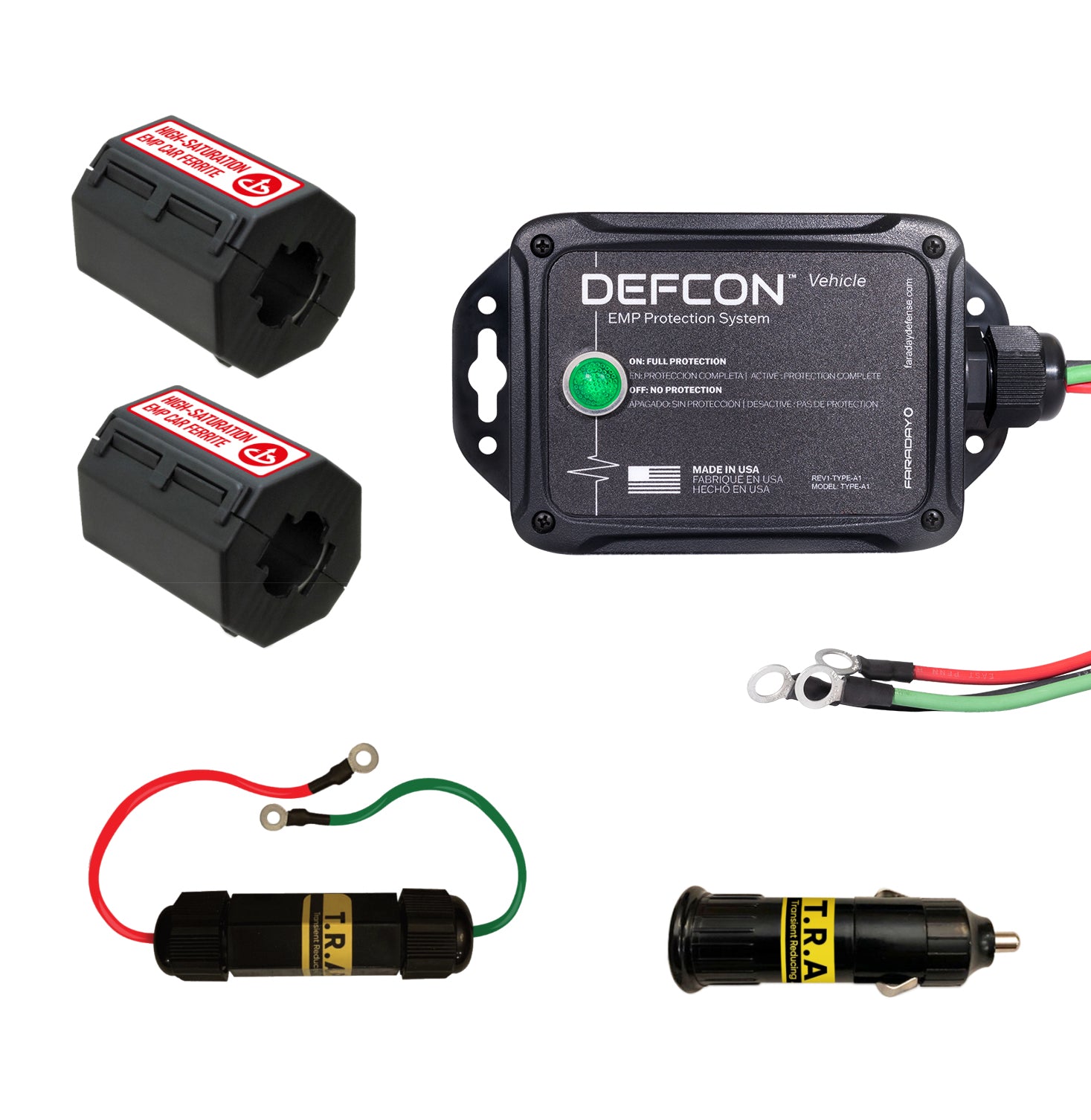 DEFCON™ Vehicle + EMP Vehicle Protection Kit - Ultimate Defense for Your Vehicle