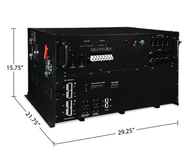AIMS Power All In One Solar Battery Power Box 512kWh Heavy Duty detailed engineering specifications and installation requirements for professional emergency preparedness solutions