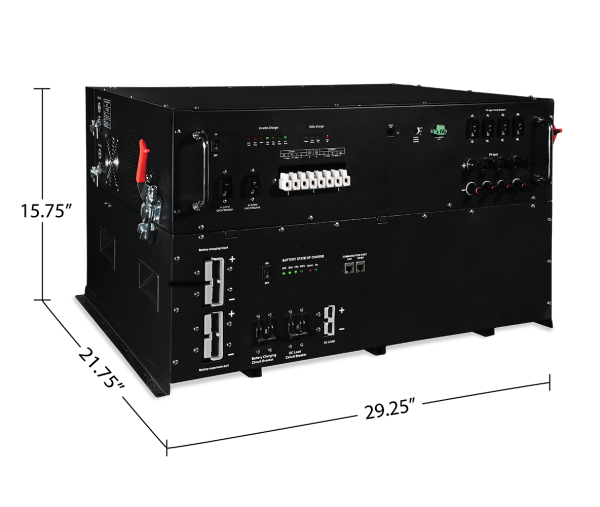 AIMS Power All In One Solar Battery Power Box 512kWh Heavy Duty detailed engineering specifications and installation requirements for professional emergency preparedness solutions