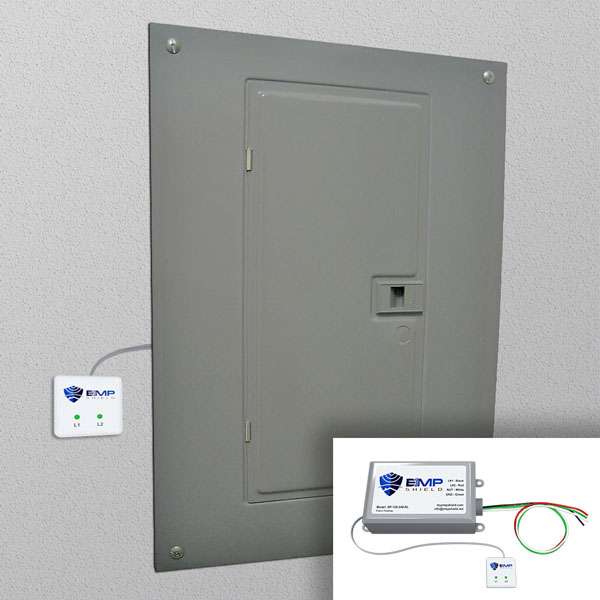 EMP Shield for Breaker Box that is Flush with Wall Home EMP Lightning Protection CME Defense SP120240RL Concealed Model professional installation setup and mounting configuration for electromagnetic pulse protection and security