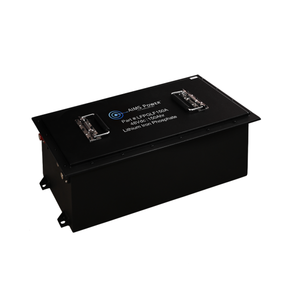 AIMS Power Golf Cart 105AH Lithium Battery 105AH 48V 5.3 kWh with Charger and Wiring kit - Reliable Energy for Your Adventures