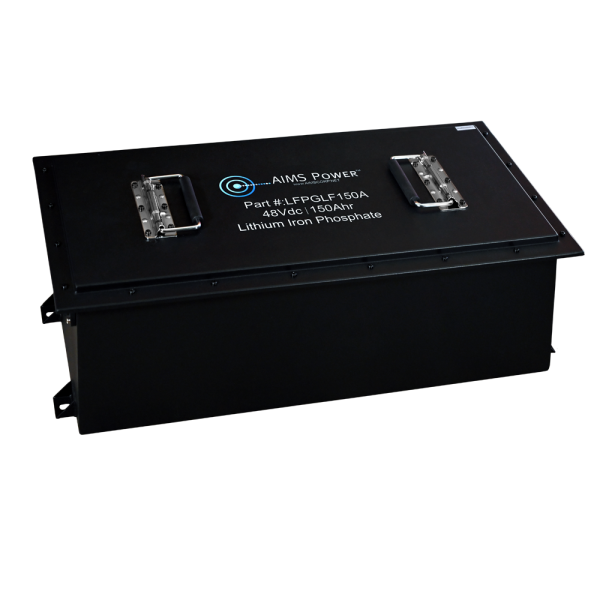 AIMS Power Golf Cart 150AH Lithium Battery 48V Upgrade Your Ride supplementary technical view with additional specifications for cutting-edge energy storage solutions