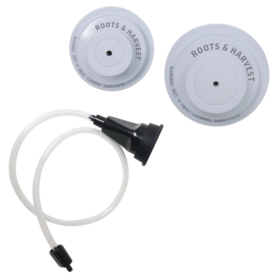 LEM Roots and Harvest Canning Jar Sealer Kit - Keep Your Food Fresh