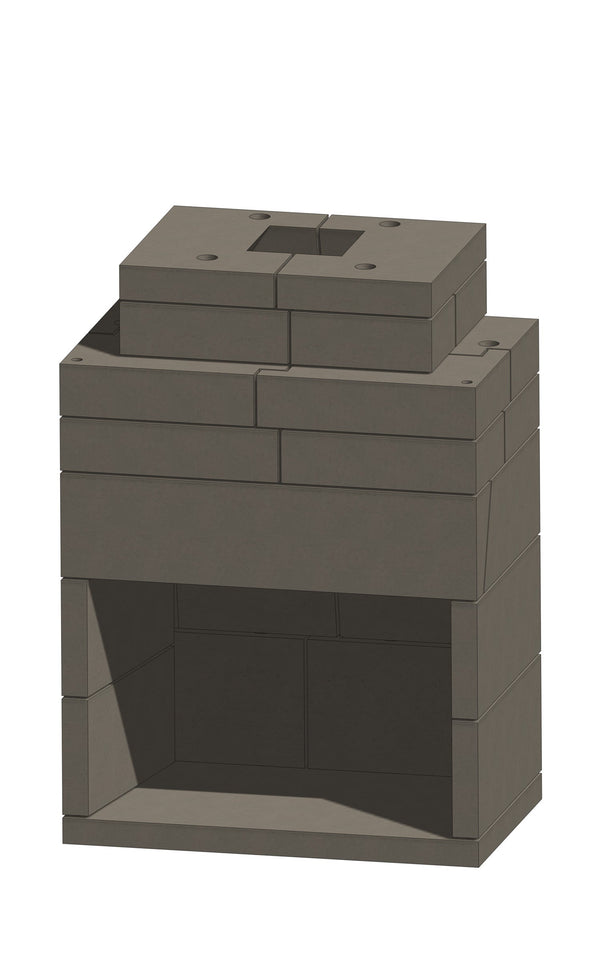 New Age™ Zero Clearance Fireplace 36" - Perfect for Preppers