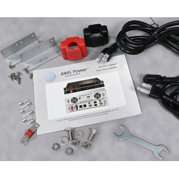 AIMS Power 2000 Watt NEGATIVE 48 Volt Rack Mount Inverter To 120 Volt AC – 2U (-48V) - Reliable Backup Power