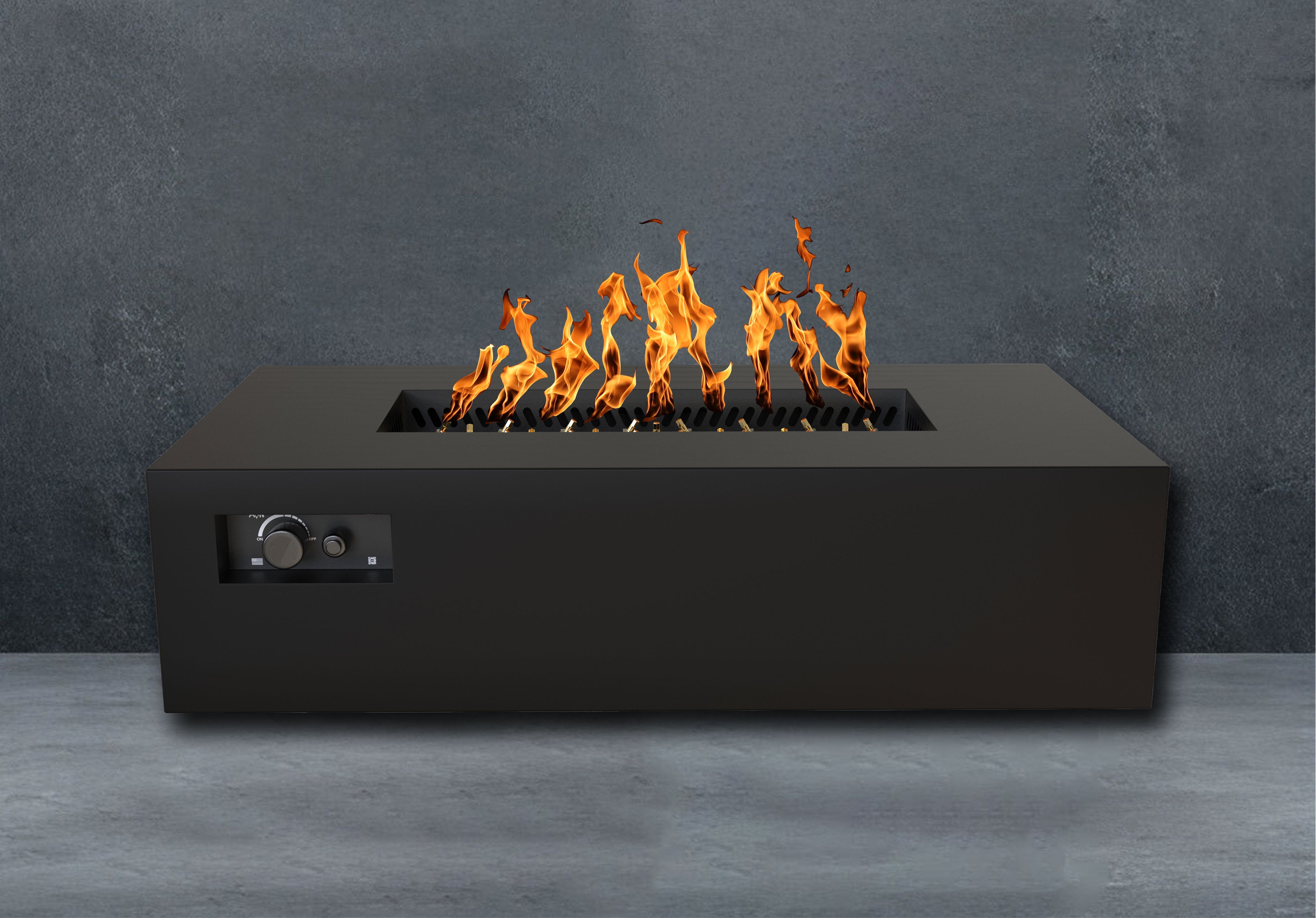 Warming Trends R60 Rectangular AOS Fire Table with 230,000 BTU CROSSFIRE® Burner and WATERSTOP® Fitting