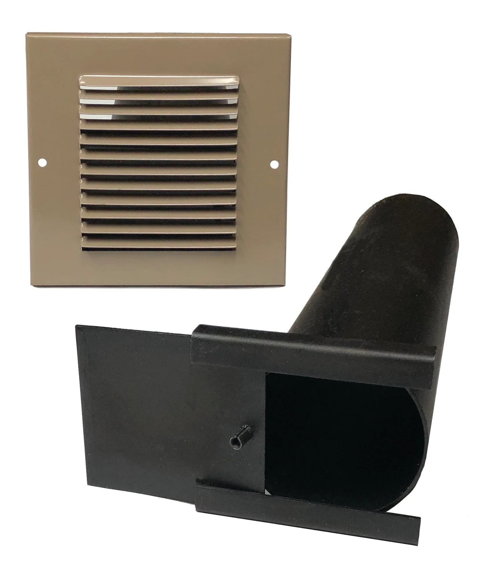 Stone Age Manufacturing Rear Wall Mount Outside Air Kit - Essential for Your Fireplace