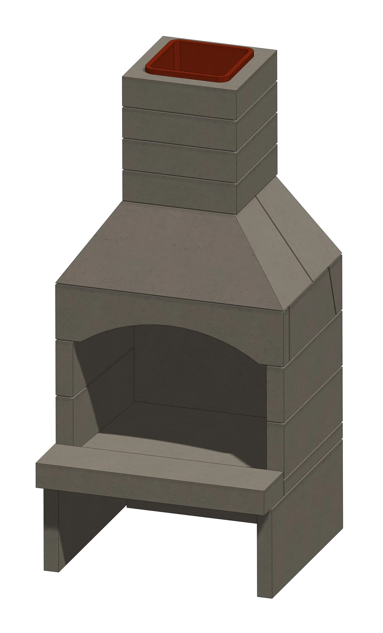 Standard Series Complete 36" Outdoor Fireplace Kit