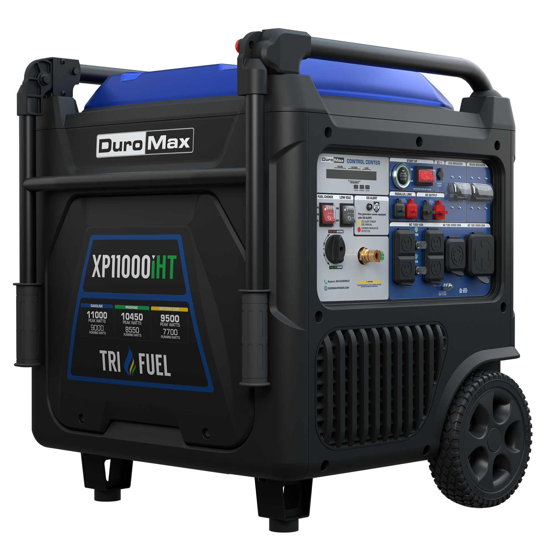 DuroMax XP11000iHT 11,000 Watt Tri Fuel Inverter Generator - Power Your Home with Ease