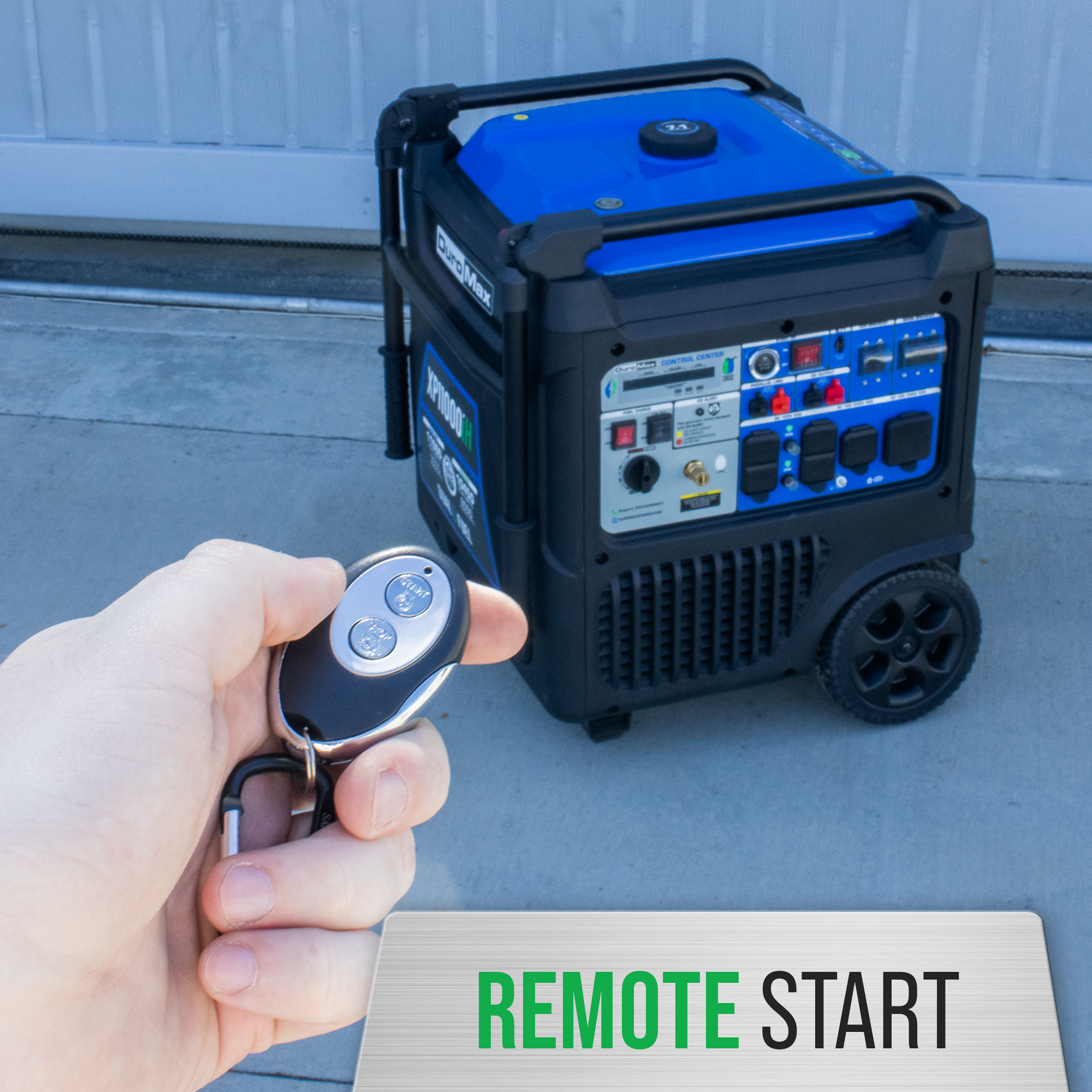 DuroMax XP11000iH 11,000 Watt Portable Dual Fuel Inverter Generator - Quiet & Reliable Power