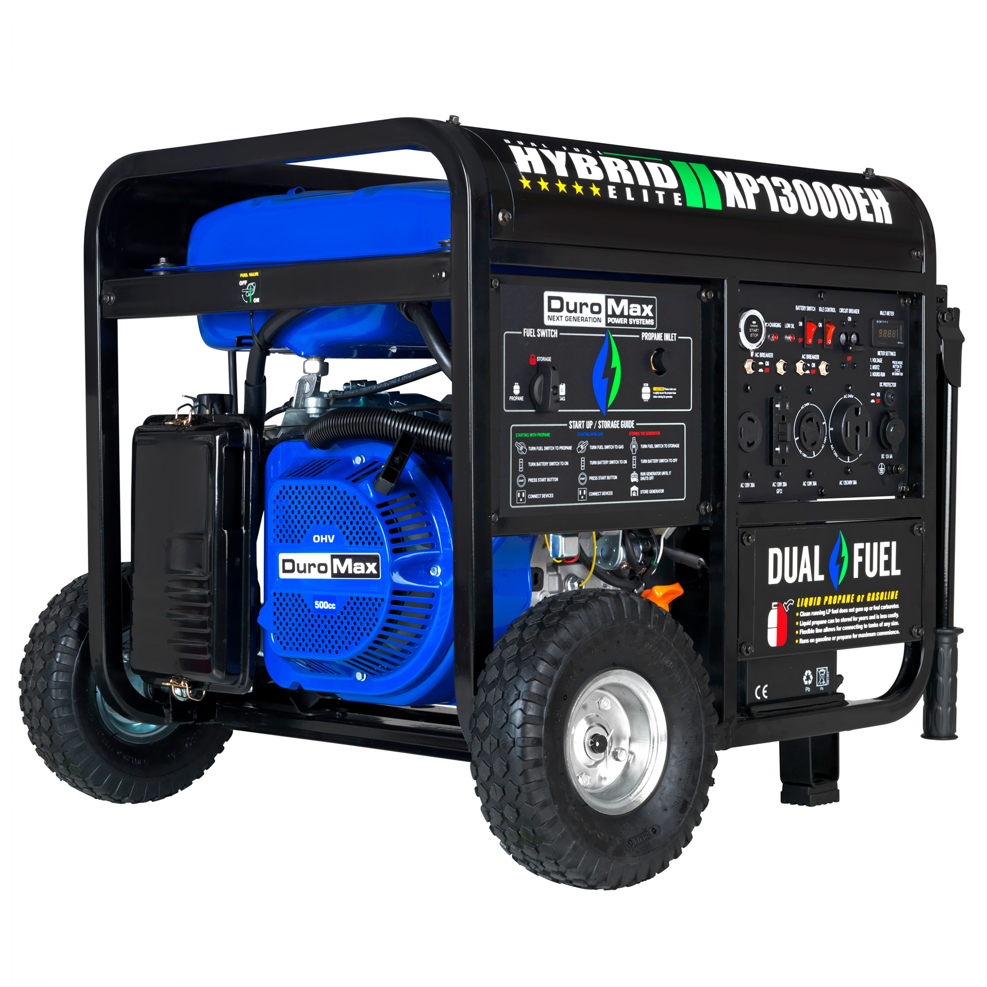 DuroMax XP13000EH 13,000 Watt Gasoline Portable Generator product image