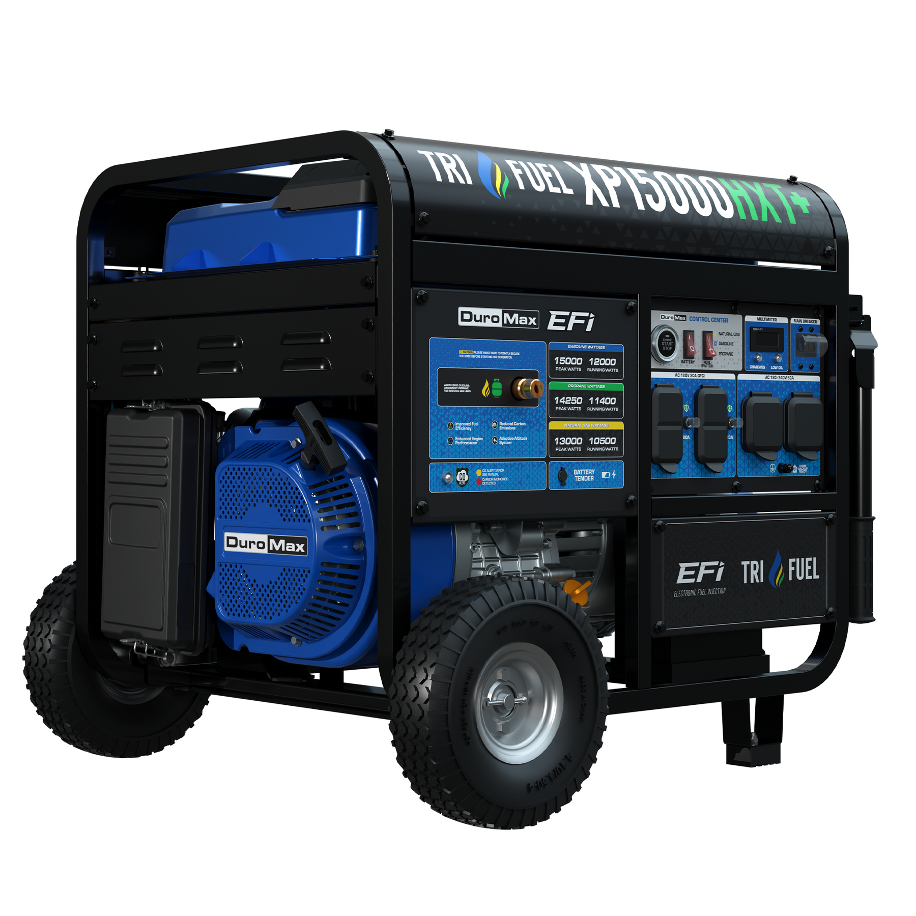 DuroMax XP15000HXT+ 15,000 Watt Tri Fuel Portable Generator