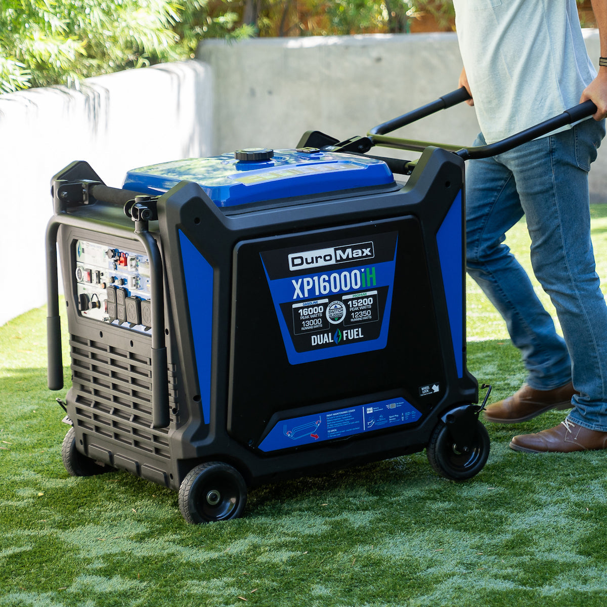 DuroMax XP16000iH 16,000 Watt Portable Dual Fuel Inverter Generator - Power Your Home Anywhere