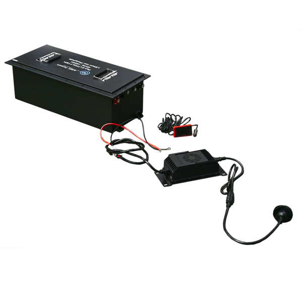 AIMS Power Golf Cart 105AH Lithium Battery 105AH 48V 5.3 kWh with Charger and Wiring kit - Reliable Energy for Your Adventures