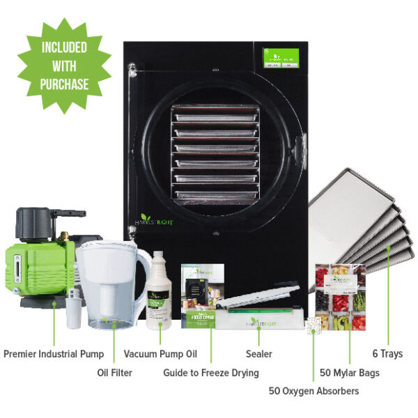 Harvest Right Large Black Home Pro Freeze Dryer - Preserve Food for 25 Years