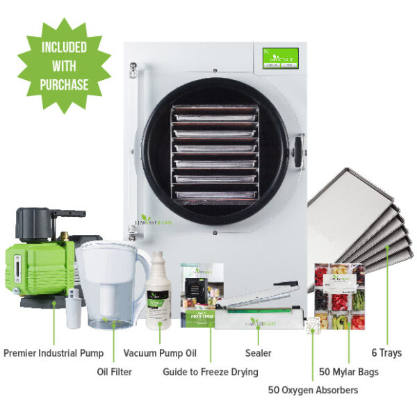 Harvest Right Large White Home Pro Freeze Dryer - Preserve Food for Up to 25 Years