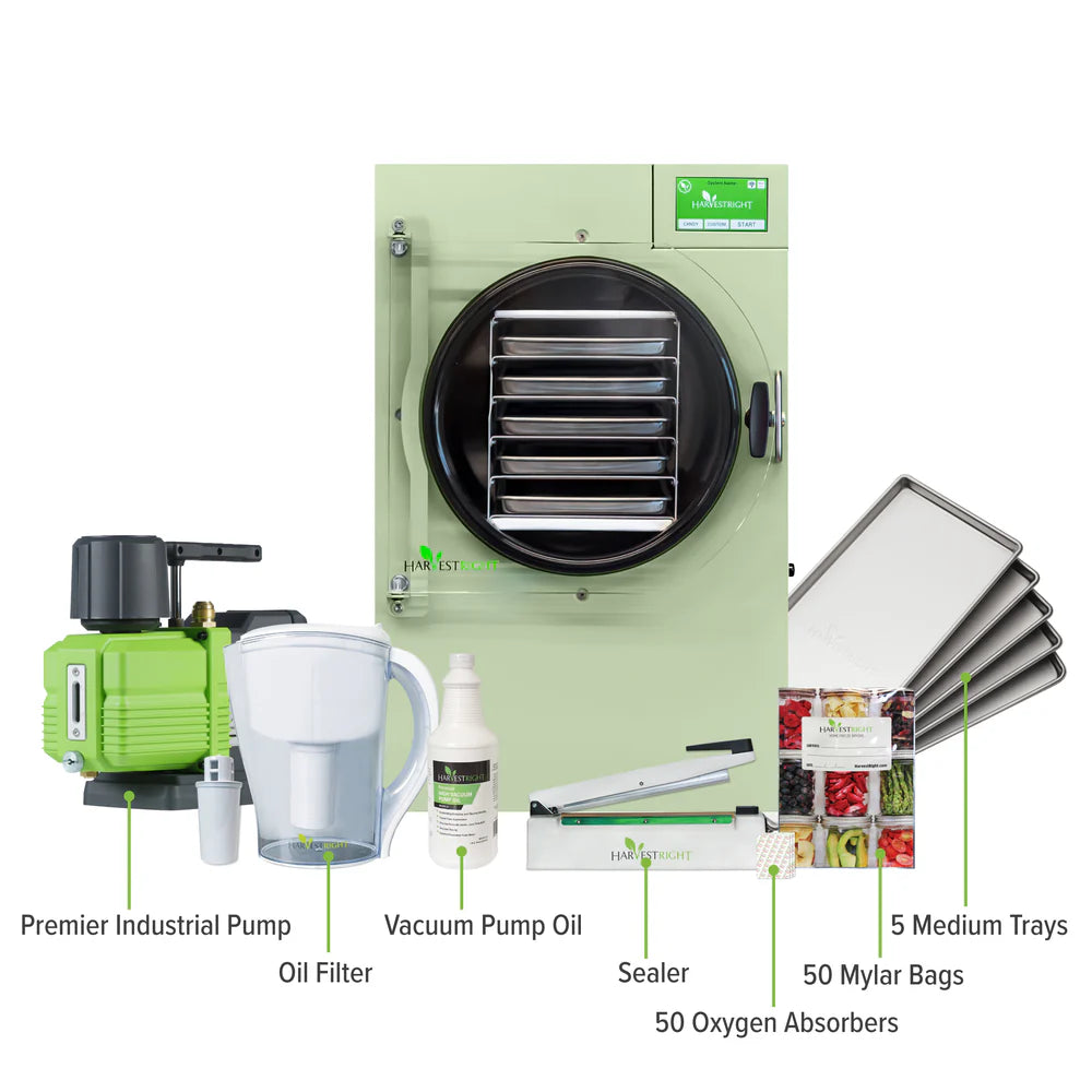Green Harvest Right Medium Home Pro Freeze Dryer - Essential Survival Gear