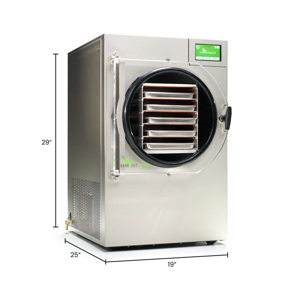 Stainless Steel Harvest Right Medium Home Pro Freeze Dryer - Preserve Food for 25 Years