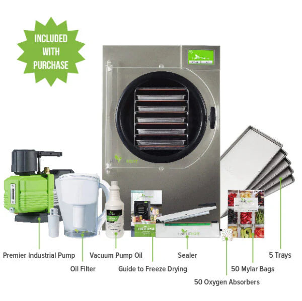 Stainless Steel Harvest Right Medium Home Pro Freeze Dryer - Preserve Food for 25 Years