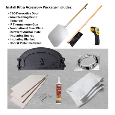 CBO 500 DIY Kit Compact Wood Fired Pizza Oven for Flavorful Cooking comprehensive system package with all necessary components for authentic artisan outdoor cooking