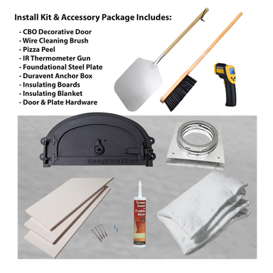 CBO 750 WoodFired Oven Culinary Bundle 38 x 28 Cooking Surface comprehensive system package with all necessary components for professional emergency preparedness solutions