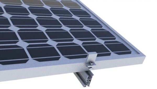AIMS Power Heavy Duty Single Pole Mount Rack for Solar Panels - Fits 6 Panels