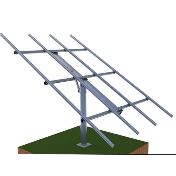 1 Pole Rack AIMS Power Heavy Duty Single Pole Mount Rack for Solar Panels - Fits 6 ...