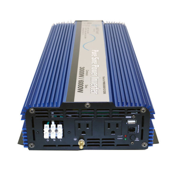 AIMS Power 3000 Watt Pure Sine Inverter Kit Reliable Backup Power for Preppers operational setup demonstrating practical applications for clean AC power conversion applications