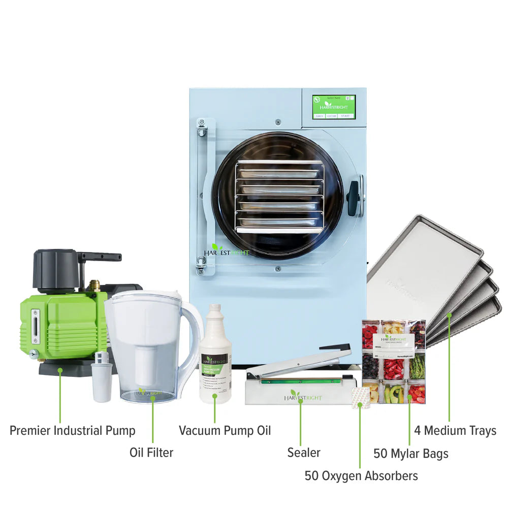 Blue Harvest Right Small Home Pro Freeze Dryer - Preserve Food for 25 Years
