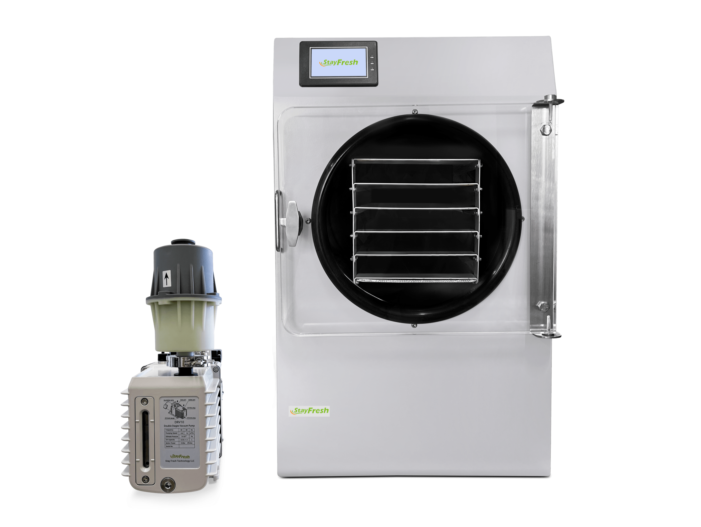 Stay Fresh 5-shelf freeze dryer with Commercial oil vacuum pump