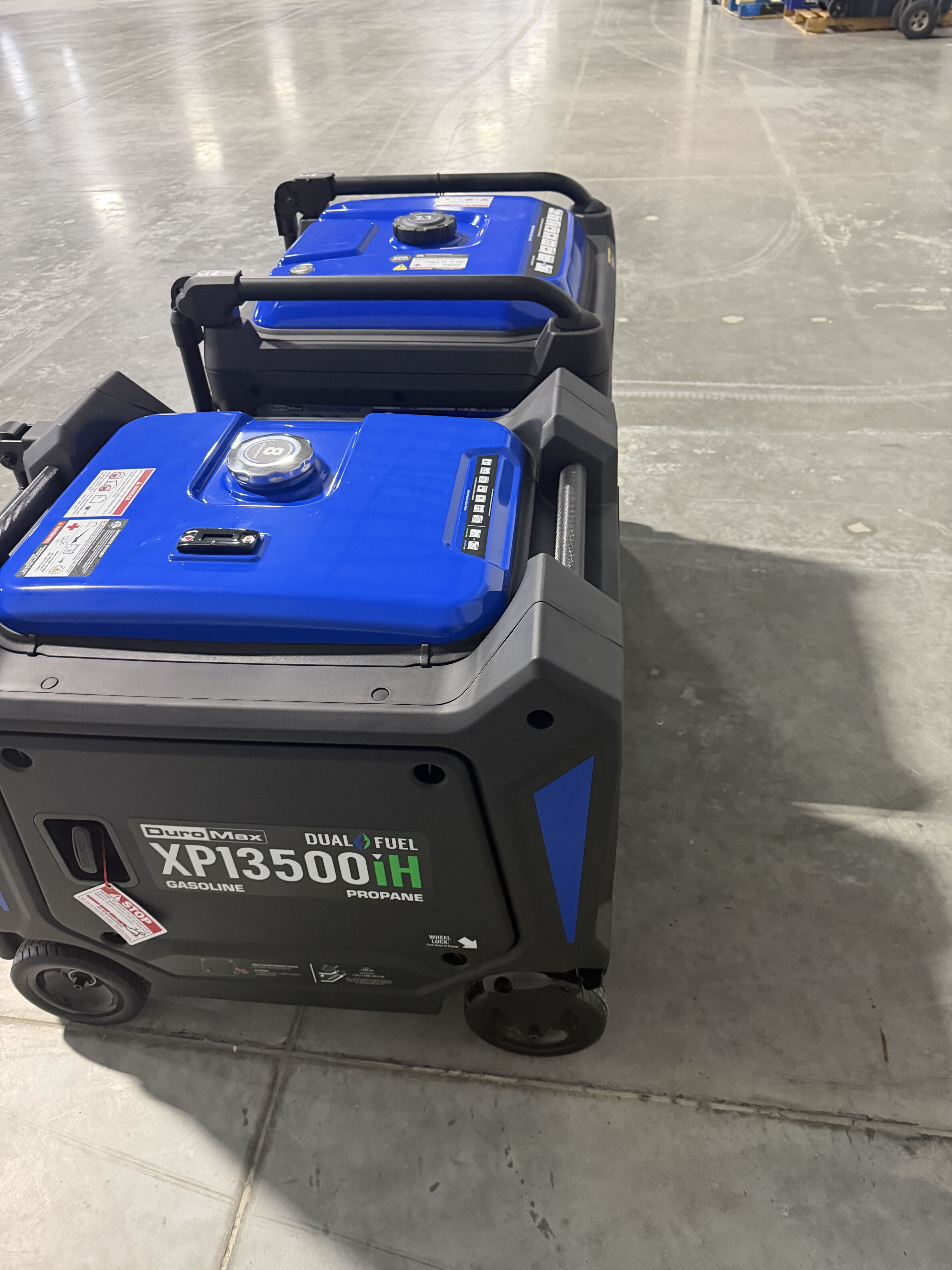 DuroMax XP13500iH generator side view