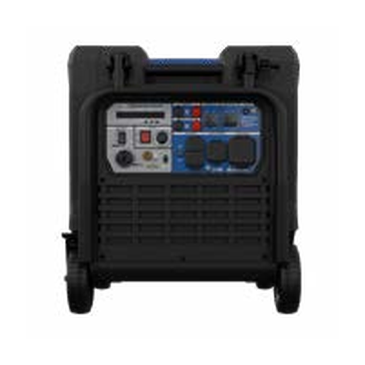DuroMax XP13500iH dual fuel inverter generator front view on white background