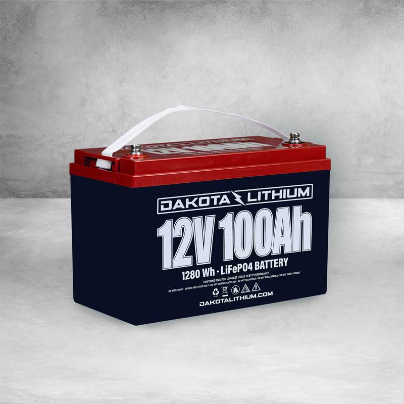 Dakota Lithium 12V 100Ah Deep Cycle LiFePO4 Battery