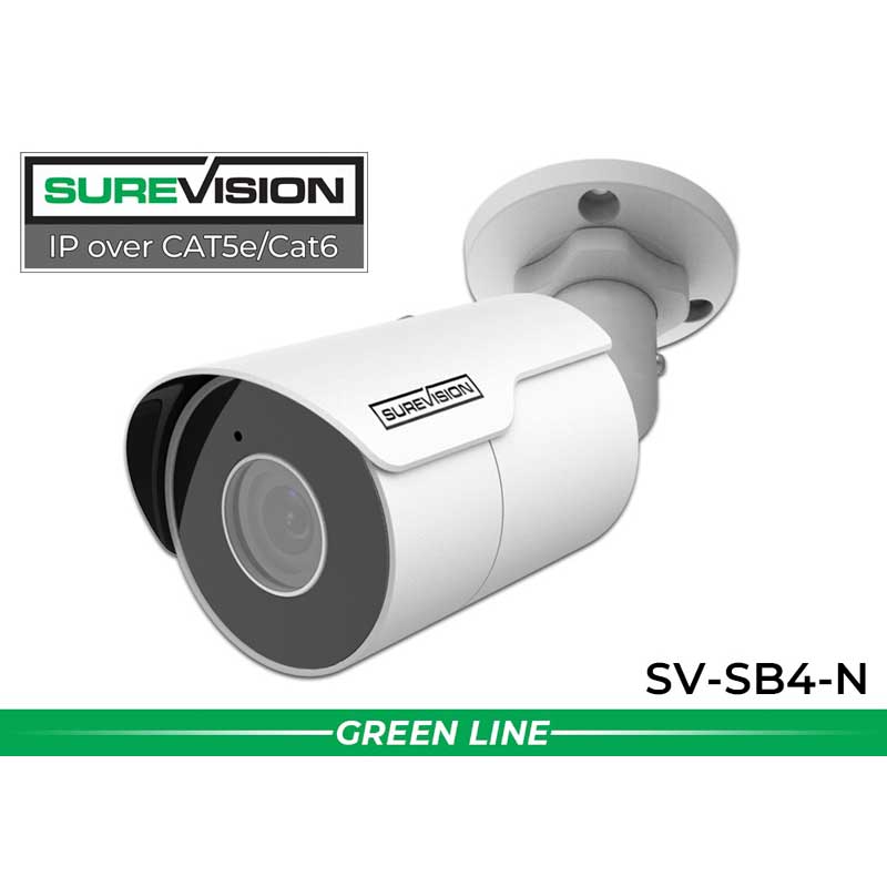 CCTV Security Pros SureVision NVR 16 4MP IP Bullet Camera Security System with Infrared Night Vision and Audio Recording