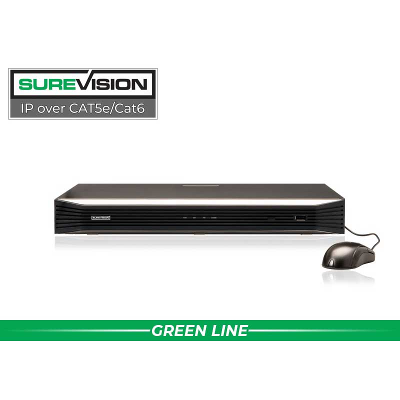 CCTV Security Pros SureVision NVR 16 4MP IP Bullet Camera Security System with Infrared Night Vision and Audio Recording