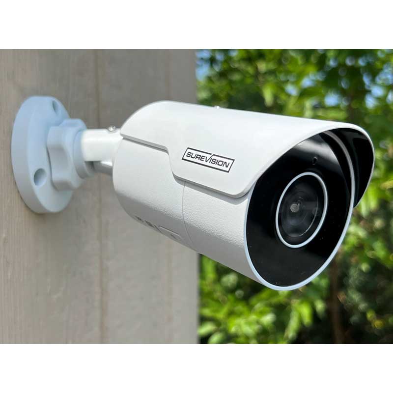 CCTV Security Pros SureVision NVR 16 4MP IP Bullet Camera Security System with Infrared Night Vision and Audio Recording